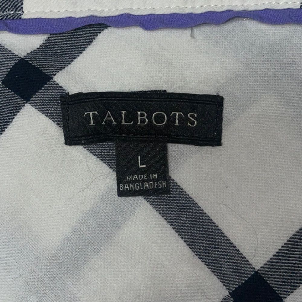 Talbots Longsleeve Checkered Buttondown - image 5